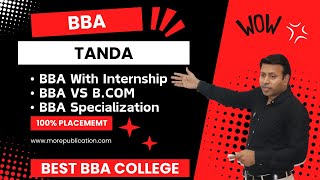 BEST BBA COLLEGE IN TANDA  TOP BBA COLLEGE INTANDAUP  ADMISSION  FEE [upl. by Dnumsed]