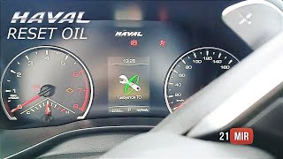 HAVAL JOLION 2021 RESET OIL Ньюанс при сбросе сервисного обслуживания после замены масла [upl. by Dnomso323]