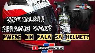 WATERLESS CERAMIC WAX PWEDE DIN PALA SA HELMETLS2helmet waterlessWax GlitzArmy honestreview [upl. by Khalil]