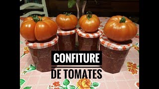 MA CONFITURE de TOMATES ROUGES En direct du potager [upl. by Howlan]