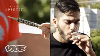 Making the Ultimate SlowBurning Cannabis Cigar  BONG APPETIT [upl. by Llennhoj]