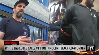 WATCH White Employee Calls Cops On Innocent Black Coworker Accuses Him Of Theft [upl. by Emilie930]