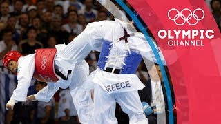 A Roundhouse Kick Knockout to Win Olympic Gold  Throwback Thursday [upl. by Avle]