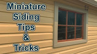 DIY 3 Tips for Installing real wooden siding on 112 Scale Buildings and Houses CH16 [upl. by Heller]