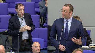 AfD Abgeordnete befragen Bundesgesundheitsminister Jens Spahn CDU [upl. by Alf]