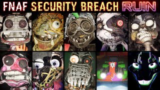 FNAF Security Breach RUIN  All Jumpscares Full Version [upl. by Ecitnerp909]