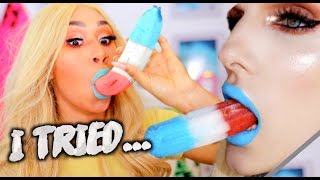 I TRIED RECREATING A JEFFREE STAR MAKEUP TUTORIAL i flopped  MyLifeAsEva [upl. by Malissia]