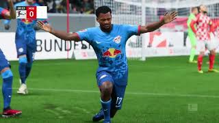 FC 24 Gameplay  FSV Mainz  RB Leipzig  Bundesliga  20242025 [upl. by Aniuqaoj]