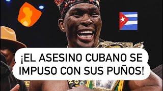 ¡EL ASESINO CUBANO NOQUEÓ A SU RIVAL EN EL 1ER ASALTO boxeo [upl. by Aneled669]