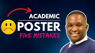 Academic POSTER Design avoid these FIVE MISTAKES [upl. by Koziel]