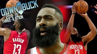 James Harden All 378 ThreePointers Full Highlights 201819 Season Threeilation Part I [upl. by Earehs566]