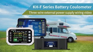 KHF series battery coulometer 3wire external power supply wiring video [upl. by Abla]