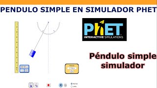 Péndulo simple con simulador PhET [upl. by Reppart]