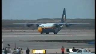 Blue Angels Fat Albert C130 Ride Along [upl. by Anaic]