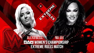 Raw Womens Champion Alexa Bliss battles Nia Jax in an Extreme Rules Match this Sunday [upl. by Roanne338]