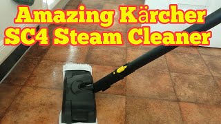 Amazing Kärcher SC4 Steam Cleaner  Cleaning A Dirty Kitchen Part 1 [upl. by Yenahc]