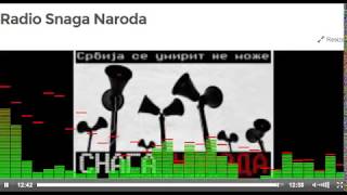 Radio Snaga Naroda  Gnev Srbije 1212015  Radio Stanice Uzivo [upl. by Yekciv569]