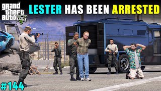 CAN WE SAVE LESTER FROM POLICE  TECHNO GAMERZ  GTA 5 144  GTA V GAMEPLAY 144 [upl. by Boothe]