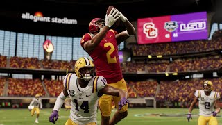 LSU vs USC  NCAA Football 912024 Full Game Highlights College Football 25 Sim [upl. by Nirag554]