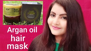 Easy and affordable hairspa at home Argan hair mask for rough dry frizzy hair  RARA [upl. by Mozelle]