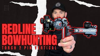 Redline Torch Bow Sight  Adjustable Two Pin Vertical Bow Sight [upl. by Annmarie]