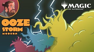 Against the Odds  Aeve Ooze Storm🔴🟢 Modern MTG Gameplay amp Deck Tech [upl. by Carder]