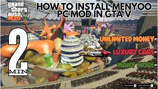 How to Install Menyoo PC mod in GTA V StepbyStep Tutorial [upl. by Eytak]