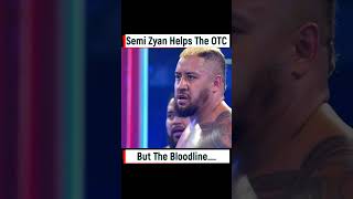 Sami Zayn Helps OTC but Bloodline romanreigns tribalchief trending [upl. by Wernick]