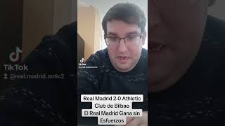 Real Madrid 20 Athletic Club de Bilbao El Real Madrid Gana Sin Esfuerzos [upl. by Bonita144]