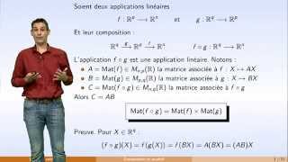 Lespace vectoriel Rn  partie 3  propriétés des applications linéaires [upl. by Notgnimer]