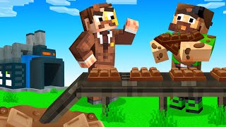 Crafting INFINITE CHOCOLATE in Minecraft Create [upl. by Poock]