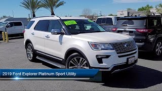 2019 Ford Explorer Platinum Sport Utility Sacramento Roseville Elk Grove Folsom Stockton [upl. by Jeanie853]