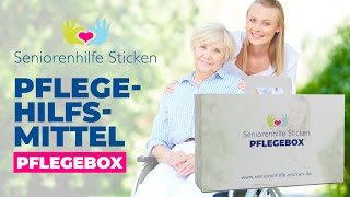 Pflegehilfsmittel  Pflegeboxen  Seniorenhilfe Sticken [upl. by Olen752]