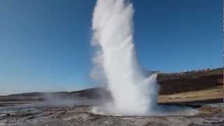 Geyser Strokkur on Iceland [upl. by Haleelahk357]