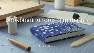 Bookbinding Tools amp Materials  beginner friendly [upl. by Ahsenyt5]