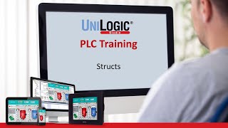 PLC Training Structs  UniLogic for UniStream programmable controllers by Unitronics [upl. by Terris]