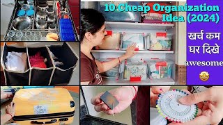 बजट में More Storage in SMALL HOMEspend less amp get organizedKitchen organization No cost tips [upl. by Terrena]