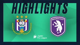 RSC Anderlecht  K Beerschot VA moments forts [upl. by Neerod]