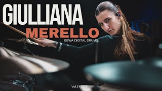 Giulliana Merello  Session Performing in Germany  Gewa Digital Drums  Drum Track [upl. by Pauletta]