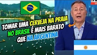 🇦🇷🇧🇷quotVAMOS para o BRASIL se o REAL está BAIXOquot É a nossa hora diz IMPRENSA ARGENTINA [upl. by Craggy]