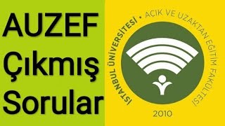 AUZEF Halkla İlişkiler Vize 2020 çıkmış sorular 1 sınıf AUZEF çıkmış sorular [upl. by Nwahsem]