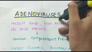 Adenoviruses  Microbiology  Handwritten notes [upl. by Switzer]