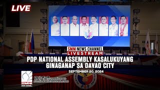 LIVE PDP National Assembly kasalukuyang ginaganap sa Davao City  September 20 2024 [upl. by Nnaytsirk]