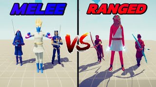 MELEE TEAM vs RANGED TEAM  TABS  Totally Accurate Battle Simulator [upl. by Ramiah]