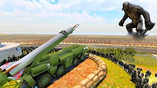 ICBM MISSILE SYSTEM vs 4000000 BEASTMEN amp GIANTS  Ultimate Epic Battle Simulator 2  UEBS 2 [upl. by Atelokin339]