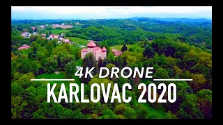 KARLOVAC Drone 4K Hrvatska Croatia Kroatien Kroatie [upl. by Ravaj]