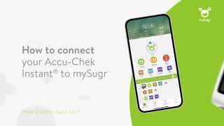 How to connect AccuChek Intant to the mySugr app IOS [upl. by Aivilys522]