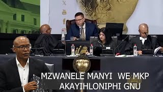 MKP MEMBER MZANELE MANYI UYINIKA INKINGA GNU EPHALAMENDE NAWE AWUZIZWELE KE [upl. by Taro179]