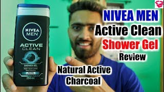 Nivea men active clean shower gel review  Price Benefits How to use [upl. by Ottilie]