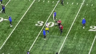 Lions fans boo Matthew Stafford as he takes the field [upl. by Murage82]